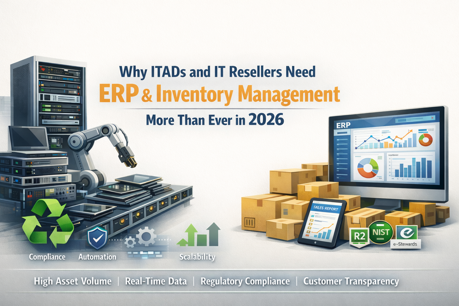 Why ITADs and IT Resellers Need ERP and Inventory Management More Than Ever in 2026